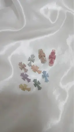 初回ジェルオフ無料☆トレンドクロス✝️ネイル☆チップ長さ出し10本込み