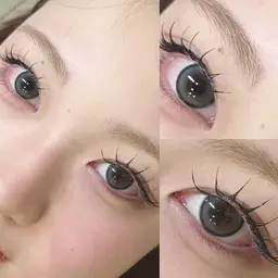 【予約リクエスト不可】まつ毛エクステフラットラッシュ80-120本