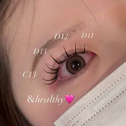 【＆healthy】パーマ＋フラットラッシュ100本orパーフェクトラッシュ160本 練習モデル募集💙オフなし