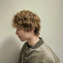 🍓新規🍓シンプルパーマスタイル