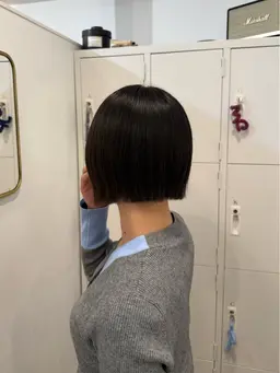 bob cut + Aujua 選べる shampoo🫧