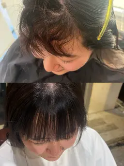 【割れ前髪卒業】前髪＋顔まわりストレート✨（カット込み）