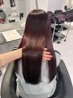 【期間限定】透明感を引き出す🤍カット＋カラー＋うる艶✨premium髪質改善トリートメント🤍