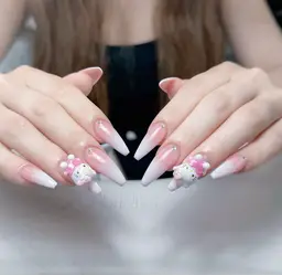 [[長さ出し10本]🍒シンプルデザイン4本