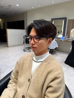 【🅜🅔🅝🅢】カット ＋ 毛流れパーマ🌀