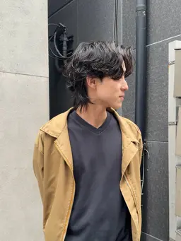 【メンズ限定】髪質改善カット&ツイストスパイラルパーマ＋mbSh&TR ¥16460⇒