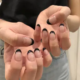 《ケア&オフ込み》クリアフレンチ💅（フィルイン）