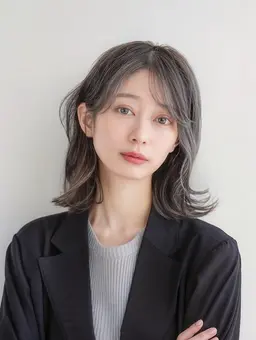 【いつでも使える☆】カット×低アルカリカラー(根元、白髪染めもOK)　￥9900