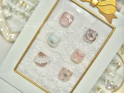 ‬ミニモ限定♡‬‬ワンホンnail♡  ̖́-‬‬定額フットデザイン