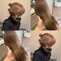 🎀ミニモ限定🎀【🩰カット+ダブルカラー🩰】(ブリーチあり)(ブリーチ1回追加で+5500円)