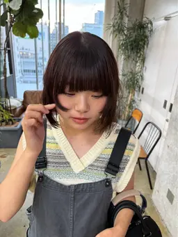 【ボブの方限定🪽✩.*˚】ミディアムの方も大歓迎です！ブリーチなしワンカラー