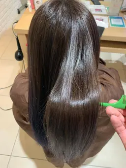 カット+イルミナカラー+プレミアムストレート+5STEPTOKIOトリートメント