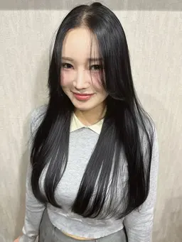 前髪&顔周りカット+うる艶カラー+最高級TOKIOシステムトリートメント+浸透アイロン