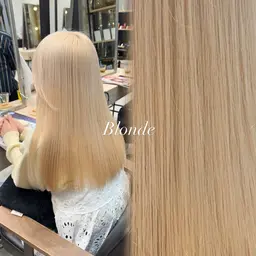 ブリーチ+カラー