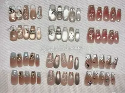 Jrネイルリスト(オフなし) ロング長さだし【時短施術】日本初Quick Sukarupu 特別価格定額コース