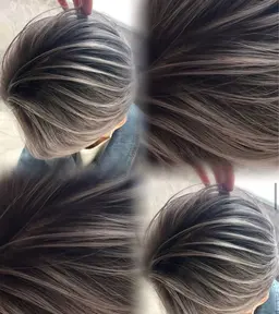 【メンズ限定ミニモ学割U22予約殺到🌺】センターパートカット＋ハイライトカラー＋トリートメント