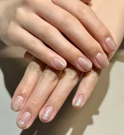 【ハンドネイルオフ無し】ワンカラーorラメグラデーション