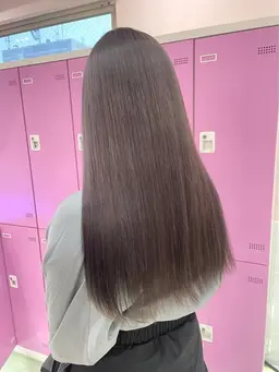 🉐根本リタッチのみ🉐【ダブルカラー】根本ブリーチ➕全体カラー➕クイックトリートメント