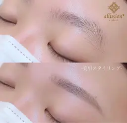 似合わせ眉スタイリング✨眉wax,眉カット,眉メイク込み