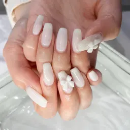 (オフ無し)成人式スカルプワンカラーアート2本