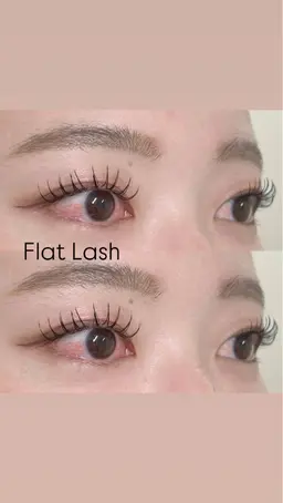 オフ込【フラットラッシュ】ミニマムデザインコース(100本)¥3,980