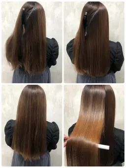 🌈人気NO.3🌈美髪への最短距離💙カット & ストレート&バイカルテTR【髪質改善】