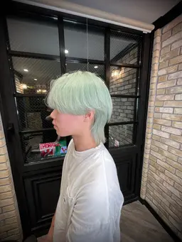 ケアブリーチ+カラー+カット