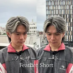 メンズカット＋ハイライト２回