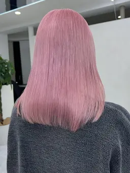 【リタッチダブルカラー】リタッチブリーチ1回+全体カラー