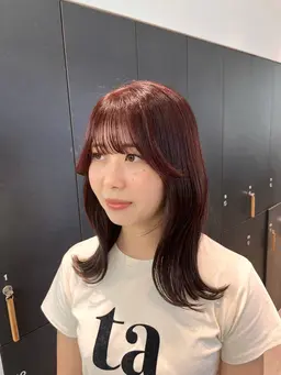 🌈cut & color+1step treatment🫧🌈