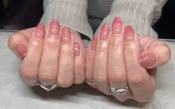 オフなしラメグラデーション🩷