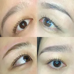 ラッシュリフト＋アイブロウリフト(眉スタイリングパーマ、Wax脱毛)