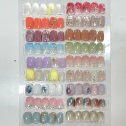 ハンド🤎定額アートA（オフィスネイル、シンプルデザイン）