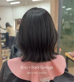 グレイカラー（白髪染め）➕5センチ以上カット➕ケアトリートメント➕marbb🫧