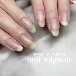 【ハンドケア】甘皮/お爪の形整/ベースコート仕上げ🌿