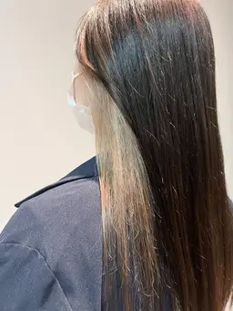 （女性限定）インナーカラー/イヤリングカラー+フルカラー+カット¥2000