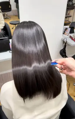 ✨最強髪質改善✨🍎リンゴ幹細胞培養液🍎➕5stepTOKIO高濃度ケラチン➕超音波アイロンケアプロ🫧