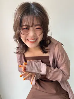 骨格似合わせカット＋透明感カラー