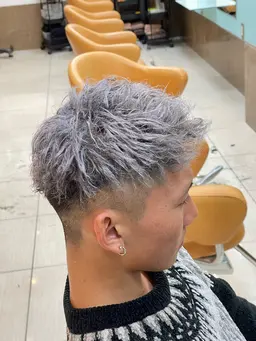 【✨メンズ限定メニュー✨】メンズカット＋ブリーチWカラー＋前処理Tr🫧