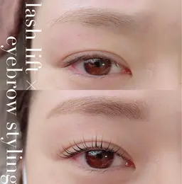 🤍期間限定🤍まつ毛パーマ＋眉毛スタイリング