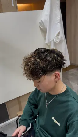 カット×デザインパーマ(メンズ限定)