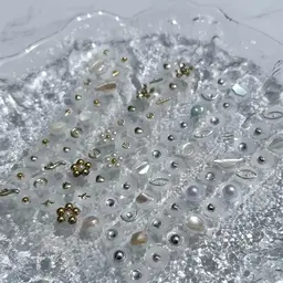 💎耳つぼジュエリー💎(計8粒)プチマッサージ付き