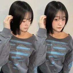 ミニモ限定✂️꙳⟡似合わせcut + 前髪縮毛