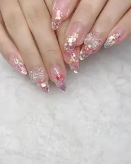 スカルプチュア長さだしワンカラー2色から選択可能《ジェルオフ込み》【800色以上の中からお選びいただけま す#】