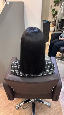 似合わせカット+髪質改善ストレート✨