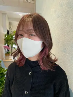 ❤️デザインブリーチ(インナーカラー、ハイライト、裾カラー等のブリーチ1回) ＋オンカラー + TOKIOトリートメント