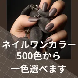 【オフなし】ジェルワンカラー☆500色から選べる単色塗り