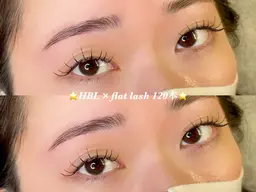 【最強垢抜け☆】美眉wax ✖️ フラットラッシュ80本