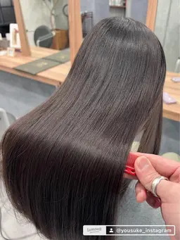 💇‍♀️今話題沸騰💇‍♀️酸性ダメージレスケアストレート+カット+ケアプロアイロン✂️