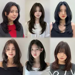 【12月限定クーポン】レイヤーカット+コテ巻き風ワンカールパーマ